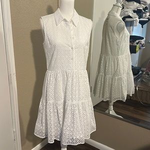 Kate Spade White eyelet dress